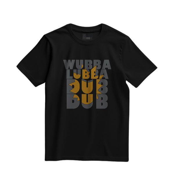 Rick and Morty Wubba Lubba Dub Dub T-Shirt Black