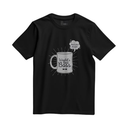 The Office World's Best Boss T-Shirt Black